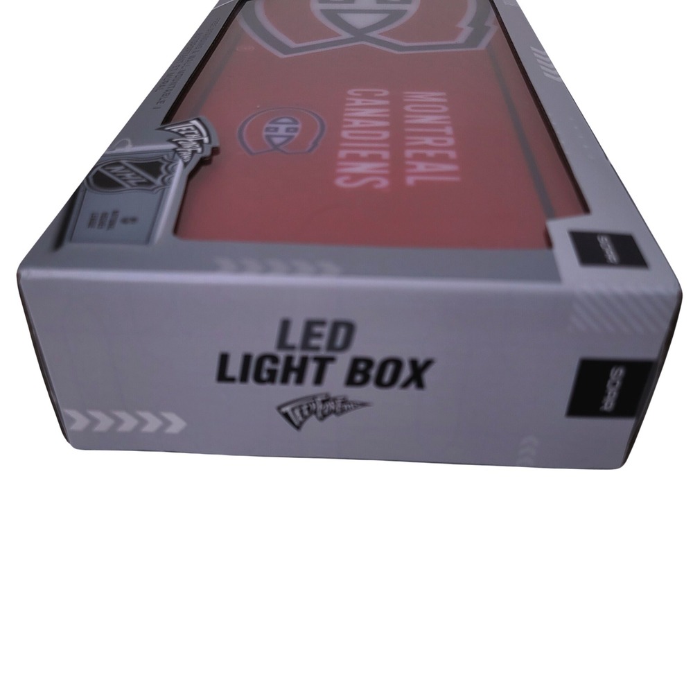 Montreal Canadiens NHL Lightbox Free Standing Wall Mountable 12 x 5 inches SOAR - Picture 11 of 13